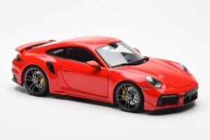 Porsche 911 992 Turbo S Sport Design Rot Minichamps 1:18 113069078 Metall – Bild 6 von 8