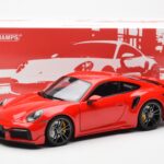 Porsche 911 992 Turbo S Sport Design Rot Minichamps 1:18 - image 8 of 8