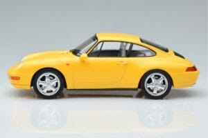 Porsche 911 993 Carrera Gelb Norev 1:18 187596 Metall – Bild 3 von 6