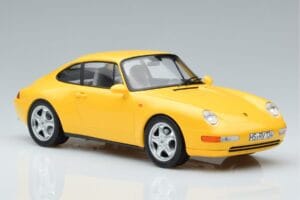 Porsche 911 993 Carrera Gelb Norev 1:18 187596 Metall – Bild 4 von 6