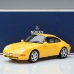 Porsche 911 993 Carrera Gelb Norev 1:18 187596 Metall - image 6 of 6