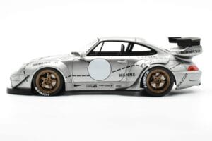 Porsche 911 993 RWB Silver Phantom Asia Edition GT Spirit 1:18 CLDC017 Resin – Bild 3 von 6