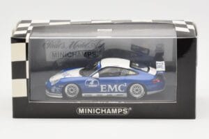 Porsche 911 996 GT3 Cup EMC2 #4 Hardt Porsche Carrera Cup 2004 Minichamps 1:43 400046204 Metall – Bild 4 von 4