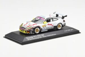 Porsche 911 996 GT3 RS Siemens #50 M. Ortelli / M. Lieb / R. Dumas 24 Hours of Spa 2003 Winners Minichamps 1:43 400036950 Met – Bild 2 von 4