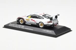 Porsche 911 996 GT3 RS Siemens #50 M. Ortelli / M. Lieb / R. Dumas 24 Hours of Spa 2003 Winners Minichamps 1:43 400036950 Met – Bild 3 von 4