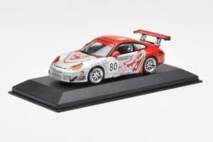 Porsche 911 996 GT3 RSR Flying Lizard #80 S. Neiman / J. Pechnik / J. Van Overbeek GT2 Class 24 Hours of Le Mans 2005 Minicha – Bild 2 von 4