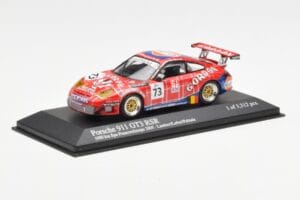 Porsche 911 996 GT3 RSR Gulf #73 Lambert / Lefort / Palttala 1000km Spa 2005 Minichamps 1:43 400056473 Metall – Bild 2 von 4