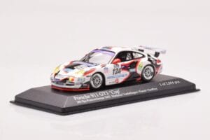 Porsche 911 997 GT3 Cup #124 Mattheus / Geoffroy / Vanbellingen / Fumal 24 Hours of Spa 2005 Minichamps 1:43 400056224 Metall – Bild 2 von 4