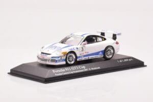 Porsche 911 997 GT3 Cup Porsche Carrera Cup #3 R. Westbrook 2007 Minichamps 1:43 400076483 Metall – Bild 2 von 4