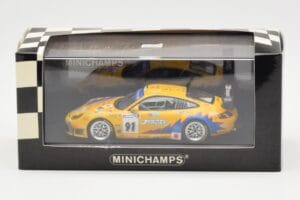 Porsche 911 997 GT3 RS T2M #91 Yamagishi / Fournoux / Konopka 24 Hours of Le Mans 2006 Minichamps 1:43 400066991 Metall – Bild 4 von 4