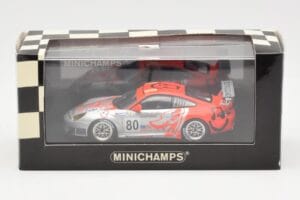 Porsche 911 997 GT3 RSR Flying Lizard #80 S. Neiman / P. Long / J. Van Overbeek 24 Hours of Le Mans 2006 Minichamps 1:43 4000 – Bild 4 von 4