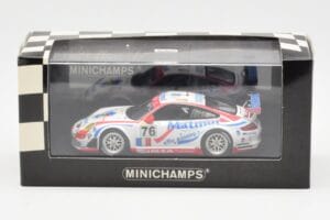 Porsche 911 997 GT3 RSR Matmut #76 P. Narac / R. Lietz / P. Long 24 Hours of Le Mans 2007 Minichamps 1:43 400076776 Metall – Bild 4 von 4