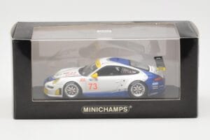 Porsche 911 997 GT3 RSR Tafel Racing #73 J. Tafel / J. Farnbacher 12 Hours of Sebring 2010 Minichamps 1:43 400076473 Metall – Bild 4 von 4