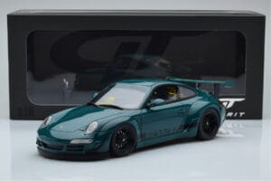 Porsche 911 997 RWB Syunkashuto Grün GT Spirit 1:18 GT896 Resin – Bild 6 von 6