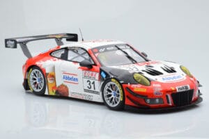 Porsche 911 GT3 R Frikadelli Racing Team #31 M. Arnold / I. Fernandez Winners VLN Round 3 2018 Minichamps 1:18 153186991 Meta – Bild 4 von 6
