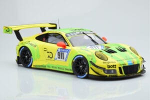Porsche 911 GT3 R Manthey Racing #911 F. Scherer / K. Estre / R. Dumas / L. Vanthoor / E. Bamber 24 Hours of Nurburgring 2018 – Bild 4 von 6