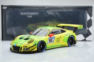 Porsche 911 GT3 R Manthey Racing #911 F. Scherer / K. Estre / R. Dumas / L. Vanthoor / E. Bamber 24 Hours of Nurburgring 2018 – Bild 6 von 6