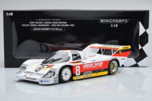 Porsche 956K Lindsay Saker #8 B. Wollek / C. Serra / S. Johansson 1000km Kyalami 1983 Minichamps 1:18 155836698 Metall – Bild 6 von 6