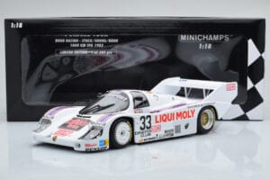 Porsche 956K Liqui Moly Brun Racing #33 H-J. Stuck / H. Grohs / W. Brun 1000km Spa 1983 Minichamps 1:18 155836633 Metall – Bild 6 von 6
