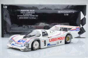 Porsche 962C Kremer Racing Liqui Moly #9 M. Winkelhock 3rd Place Norisring Trophy 1985 Minichamps 1:18 155856509 Metall – Bild 6 von 6