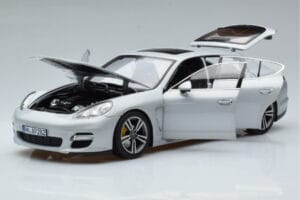 Porsche Panamera 970 Turbo Silber Norev 1:18 187609 Metall – Bild 2 von 7