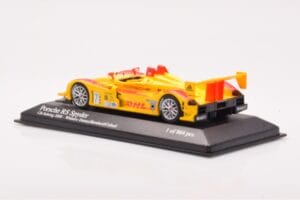 Porsche RS Spyder LMP2 #7 R. Dumas / T. Bernhard / E. Collard Sebring 12 Hours Winners 2008 Minichamps 1:43 400086807 Metall – Bild 3 von 4