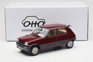 Renault 5 GTL Bordeaux Rot Otto 1:18 OT1059 Resin – Bild 6 von 6