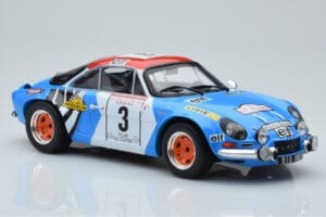 Alpine A110 #3 B. Darniche / A. Mahe Tour de Corse 1973 IXO 1:18 18RMC062B Metall – Bild 4 von 6