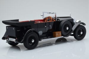 Rolls-Royce Phantom I Cabriolet Schwarz Kyosho 1:18 08931BK Metall – Bild 3 von 8