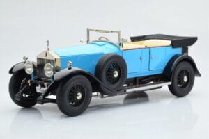 Rolls-Royce Phantom I Cabriolet Blau Kyosho 1:18 08931LB Metall – Bild 2 von 9