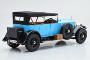 Rolls-Royce Phantom I Cabriolet Blau Kyosho 1:18 08931LB Metall – Bild 3 von 9
