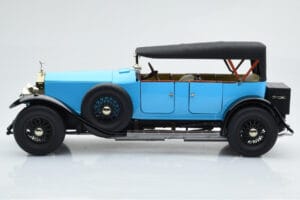 Rolls-Royce Phantom I Cabriolet Blau Kyosho 1:18 08931LB Metall – Bild 4 von 9