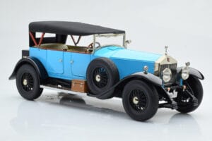 Rolls-Royce Phantom I Cabriolet Blau Kyosho 1:18 08931LB Metall – Bild 5 von 9