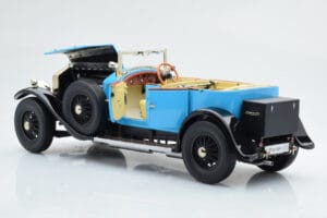 Rolls-Royce Phantom I Cabriolet Blau Kyosho 1:18 08931LB Metall – Bild 6 von 9