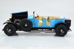 Rolls-Royce Phantom I Cabriolet Blau Kyosho 1:18 08931LB Metall – Bild 7 von 9
