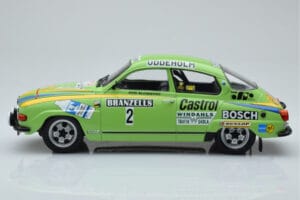 Saab 96 V4 #2 S. Blomqvist / H. Sylvan Rally Sweden 1976 IXO 1:18 18RMC085B Metall – Bild 3 von 6