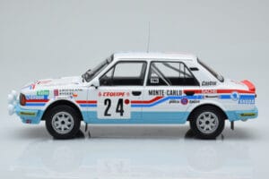 Skoda 130 L Night Version #24 J. Augland Rally Monte Carlo 1987 IXO 1:18 18RMC156 Metall – Bild 3 von 6