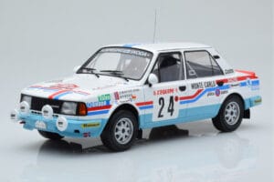 Skoda 130 L Night Version #24 J. Augland Rally Monte Carlo 1987 IXO 1:18