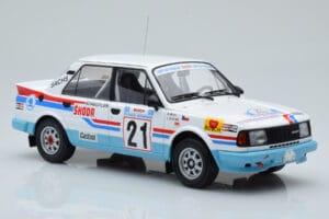 Skoda 130 LR #21 L. Krecek / B. Motl Rally Acropolis 1986 IXO 1:18 18RMC157A Metall – Bild 5 von 6