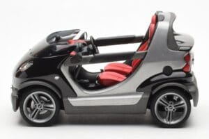 Smart Fortwo Crossblade Cabriolet Silber Schwarz Kyosho 1:18 13440 Metall – Bild 3 von 6