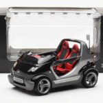 Smart Fortwo Crossblade Cabriolet Silber Schwarz Kyosho 1:18 - image 6 of 6