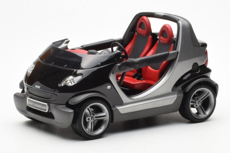 Smart Fortwo Crossblade Cabriolet Silber Schwarz Kyosho 1:18