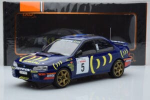 Subaru Impreza 555 #5 C. Sainz / L. Moya Tour de Corse 1995 IXO 1:18 18RMC063A Metall – Bild 6 von 6