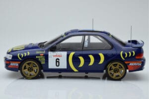 Subaru Impreza 555 #6 P. Liatti / C. Cassina Tour de Corse 1995 IXO 1:18 18RMC063C Metall – Bild 3 von 6