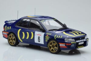 Subaru Impreza 555 #6 P. Liatti / C. Cassina Tour de Corse 1995 IXO 1:18 18RMC063C Metall – Bild 4 von 6