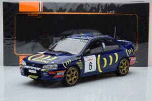 Subaru Impreza 555 #6 P. Liatti / C. Cassina Tour de Corse 1995 IXO 1:18 18RMC063C Metall – Bild 6 von 6