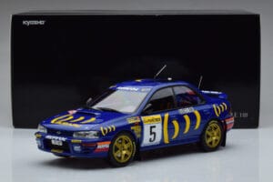 Subaru Impreza #5 C. Sainz / L. Moya 2nd Place Rally Monte Carlo 1995 Kyosho 1:18 08962B Metall – Bild 9 von 9