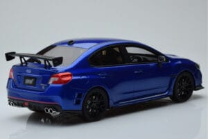 Subaru Impreza WRX STI Nurburgring Challenge Package Blau Kyosho 1:18 KSR18021BL Resin – Bild 2 von 5