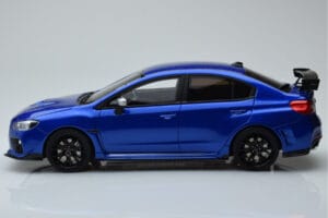 Subaru Impreza WRX STI Nurburgring Challenge Package Blau Kyosho 1:18 KSR18021BL Resin – Bild 3 von 5