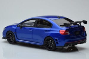Subaru Impreza WRX STI Nurburgring Challenge Package Blau Kyosho 1:18 KSR18021BL Resin – Bild 4 von 5